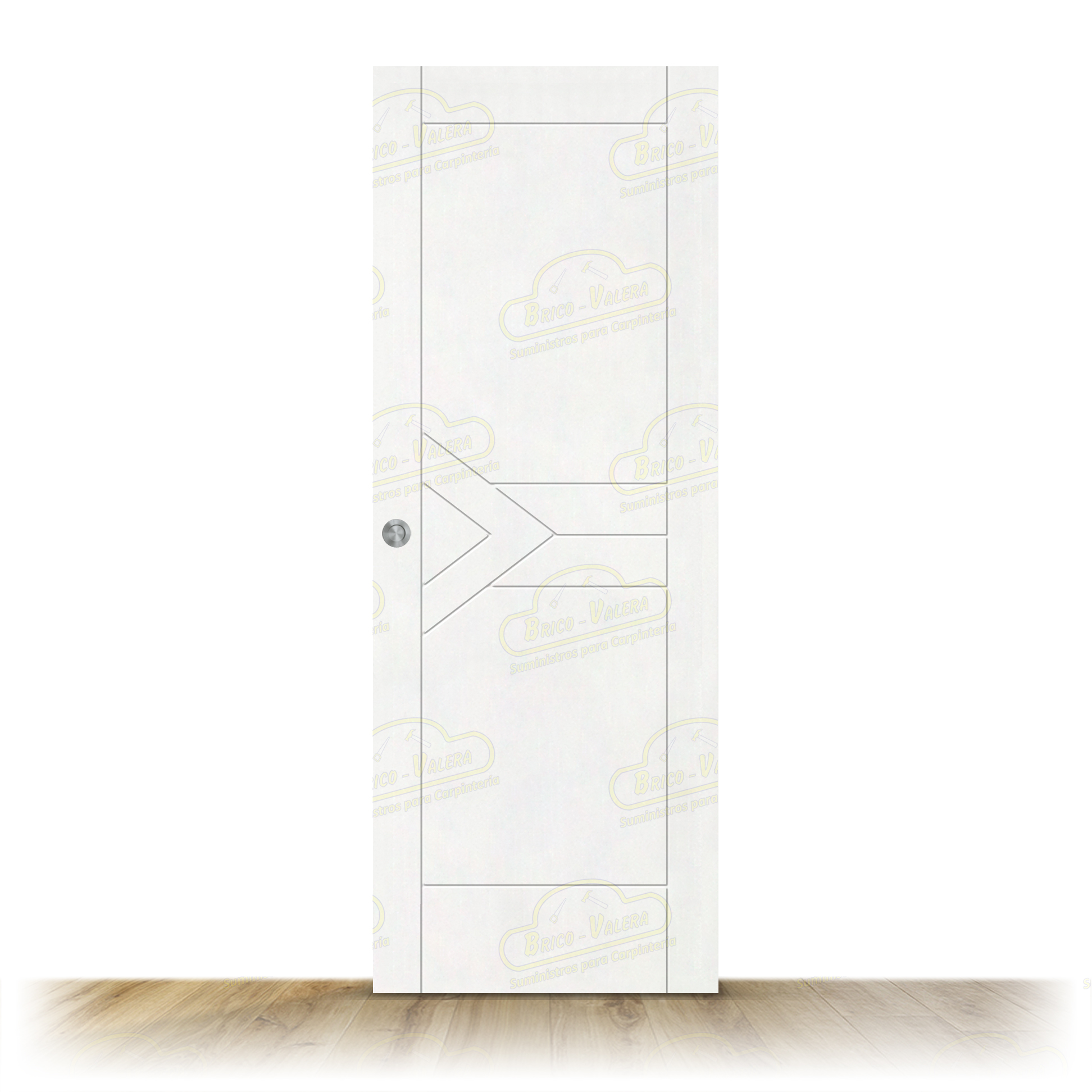 Puerta Corredera LP-900 de Interior Lacada Blanca