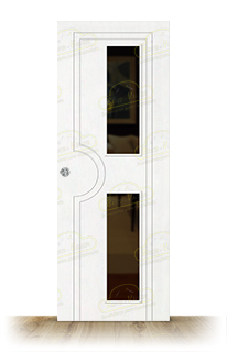 Puerta Corredera PL-1600-V2 de Interior Lacada Blanca
