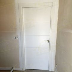Foto Puertas Block Blancas 4 Rayas cliente 5