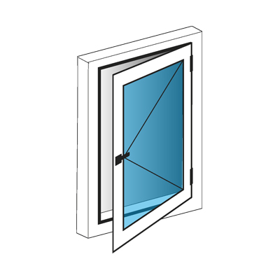 Ventanas de madera sencillas abatibles