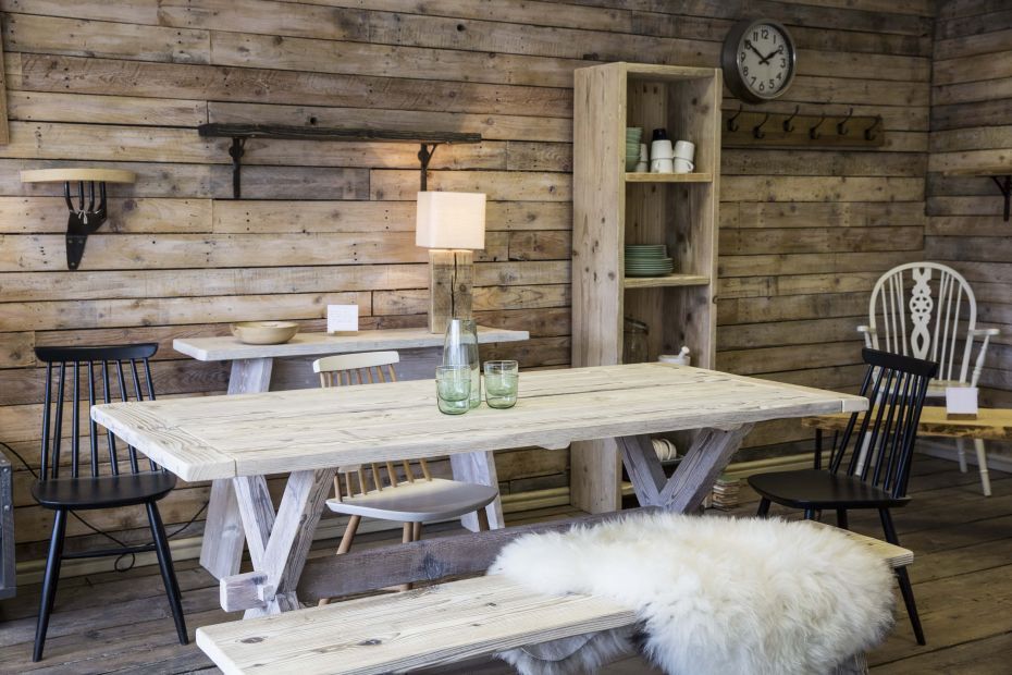 La madera reciclada y el estilo cottage