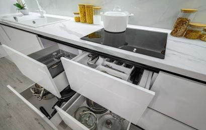 Esterillas antideslizantes para proteger los cajones de tu cocina