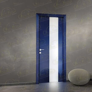 Puerta Lacada en Azul