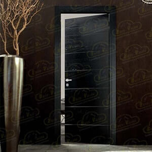 Puerta Lacada Negra Puerta Lacada Negra