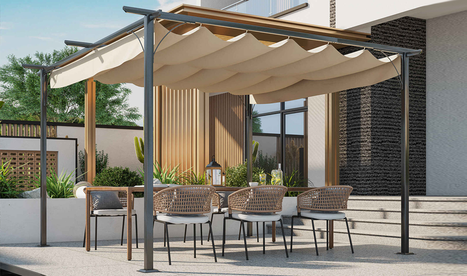 Pérgola plegable