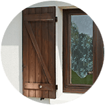 Contraventanas de madera