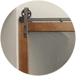 Puertas Correderas de Madera y Cristal