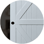 Puertas de Granero Blancas