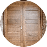 Puertas Exterior Madera con Doble Hoja