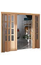 Puertas Plegables CON CRISTAL