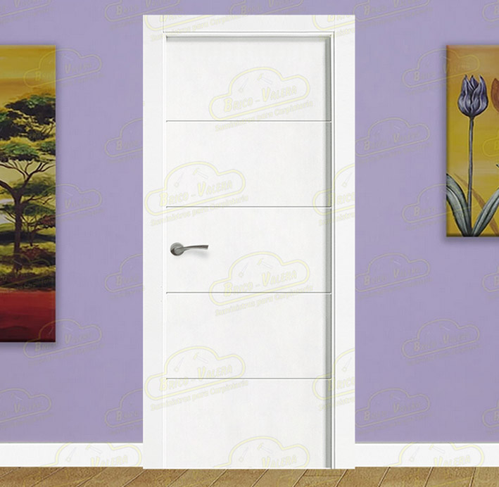 Puertas Blancas 4 Rayas Puertas Blancas 4 Rayas