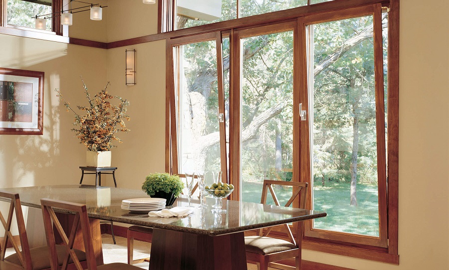 Ventanas de madera de iroko