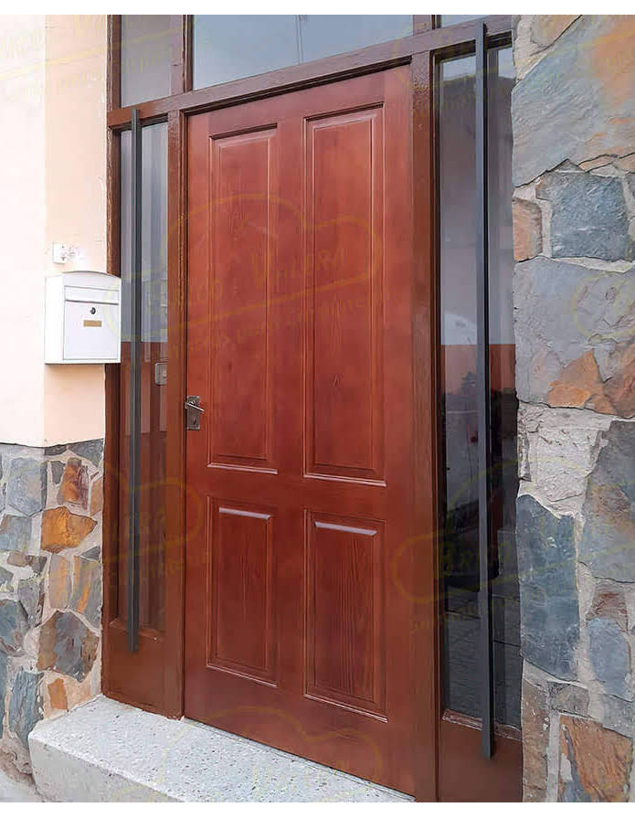 Foto Puertas Exterior Madera cliente 10