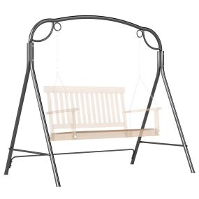 Soporte para Columpio de Metal Estructura de Columpio Resistente con Patas en Forma de A Carga 220 kg para Jardín Parque Patio Porche 172x126x170 cm Bronce