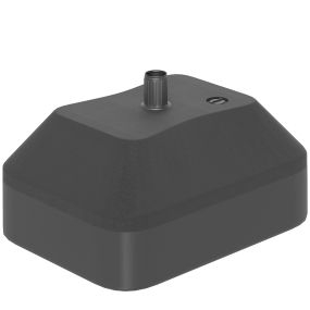 Base para Sombrilla Soporte para Parasol Pie para Sombrilla Rellenable con Agua 20L o Arena 24kg para Jardín Terraza Negro