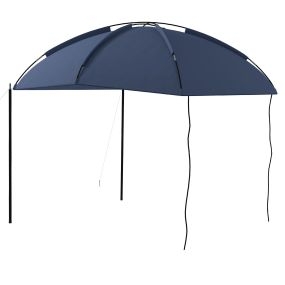 Toldo para Coche Toldo para Camping con Altura Ajustable y Bolsa de Transporte Impermeable Anti-UV para Picnic Playa 290x278x230-260 cm Azul Oscuro