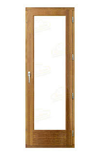 Balconera 220 x 100 cm Europea Madera Iroko Barnizada 1 Hoja