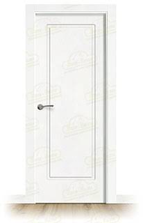 Puerta Maciza P-11 de Interior Lacada Blanca P-11