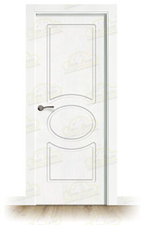 Puerta Premium P620 Lacada Blanca de Interior en Block (Maciza)