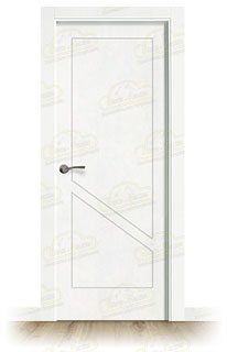 Puerta Premium PV200 Lacada Blanca de Interior en Block (Maciza)
