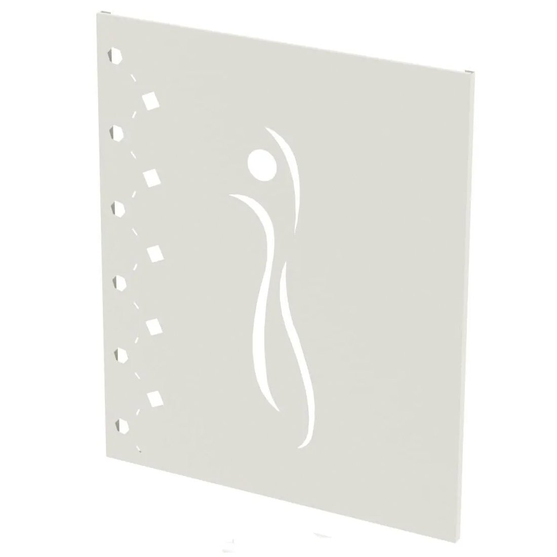 Panel 651 Decorativo Silueta Blanco (Bronpi)