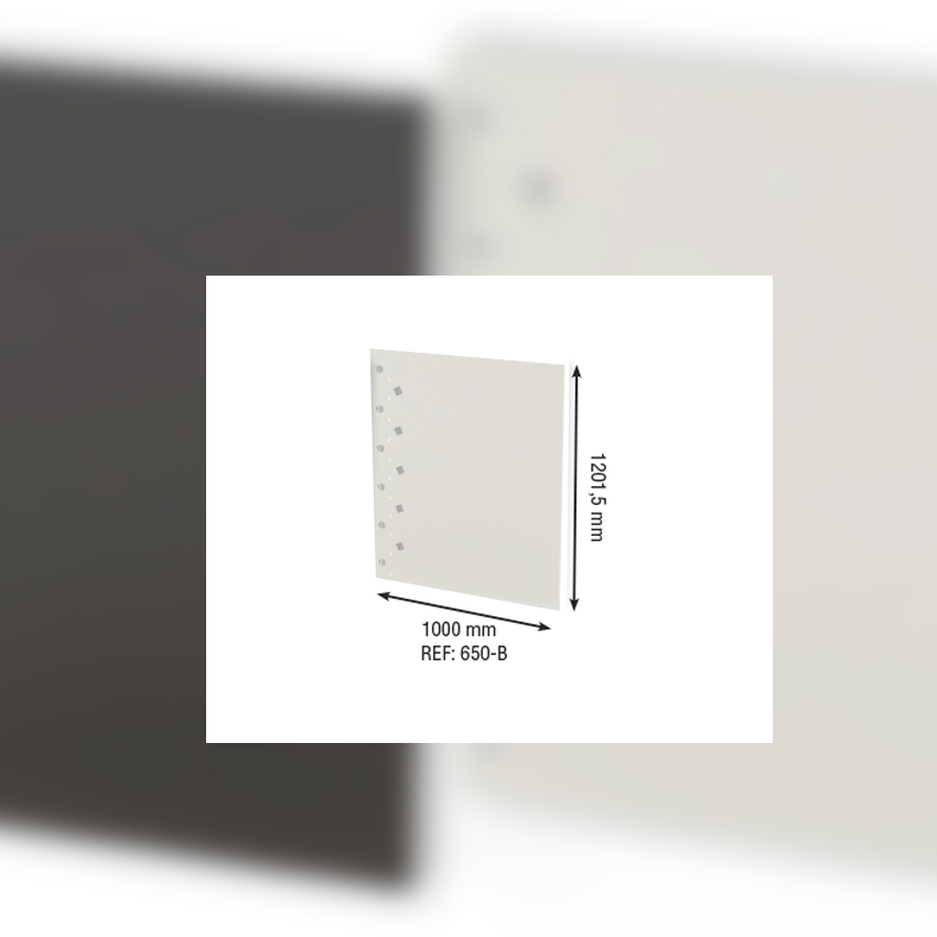 Panel 650 Decorativo Blanco (Bronpi)