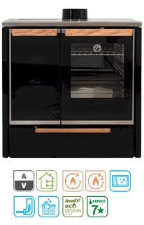 Cocina de Leña Cerrada Terra-5T (Lacunza)