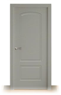 Puerta Maciza P-72 de Interior Lacada Gris Señales