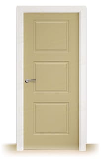 Puerta Maciza Combilac 3C de Interior Lacada Beige