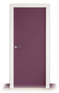 Puerta Maciza Combilac Galicia de Interior Lacada Rojo Lila