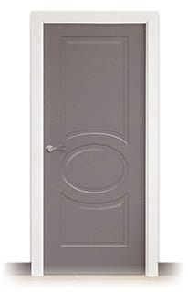 Puerta Maciza Combilac P620 de Interior Lacada Gris Platino
