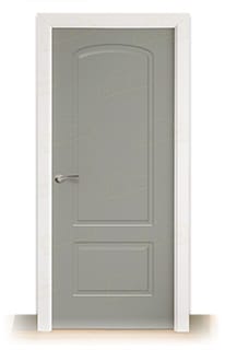 Puerta Maciza Combilac P-72 de Interior Lacada Gris Señales