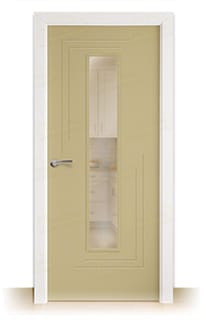 Puerta Maciza Combilac PL-1400 BV1C de Interior Lacada Beige