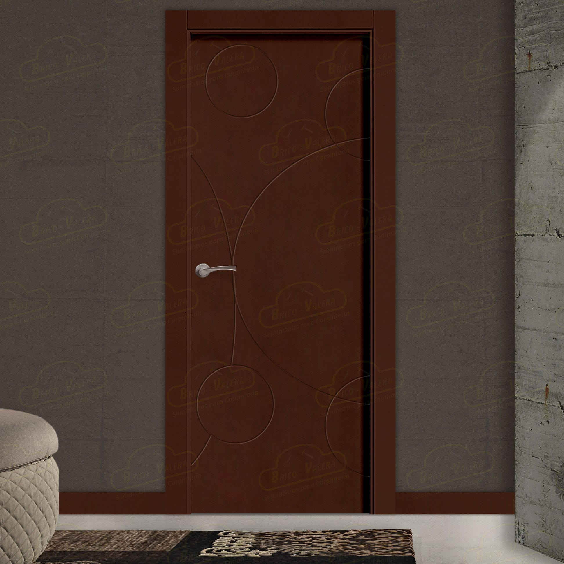 Puerta Premium UNIVERSO Lacada RAL de Interior en Block (Maciza)