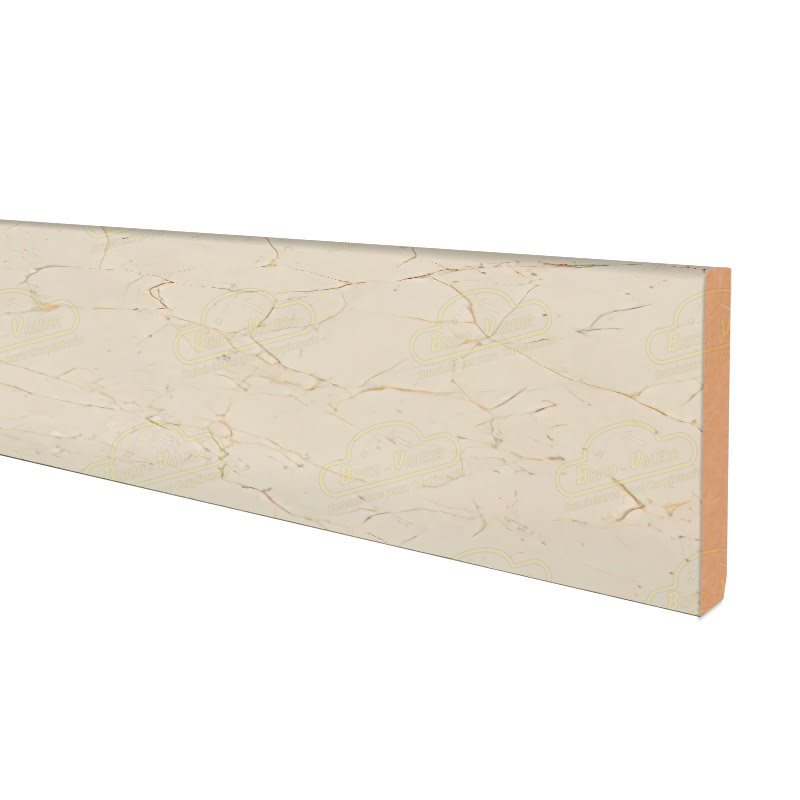 Tira de Cornisa Mod. BD01 Crema Marfil 2440 X 40 X 7 mm.