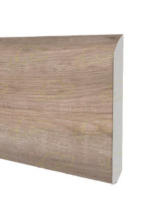 Tira de Rodapie Mod. Roble Bassano 2200 X 70 X 10 mm.