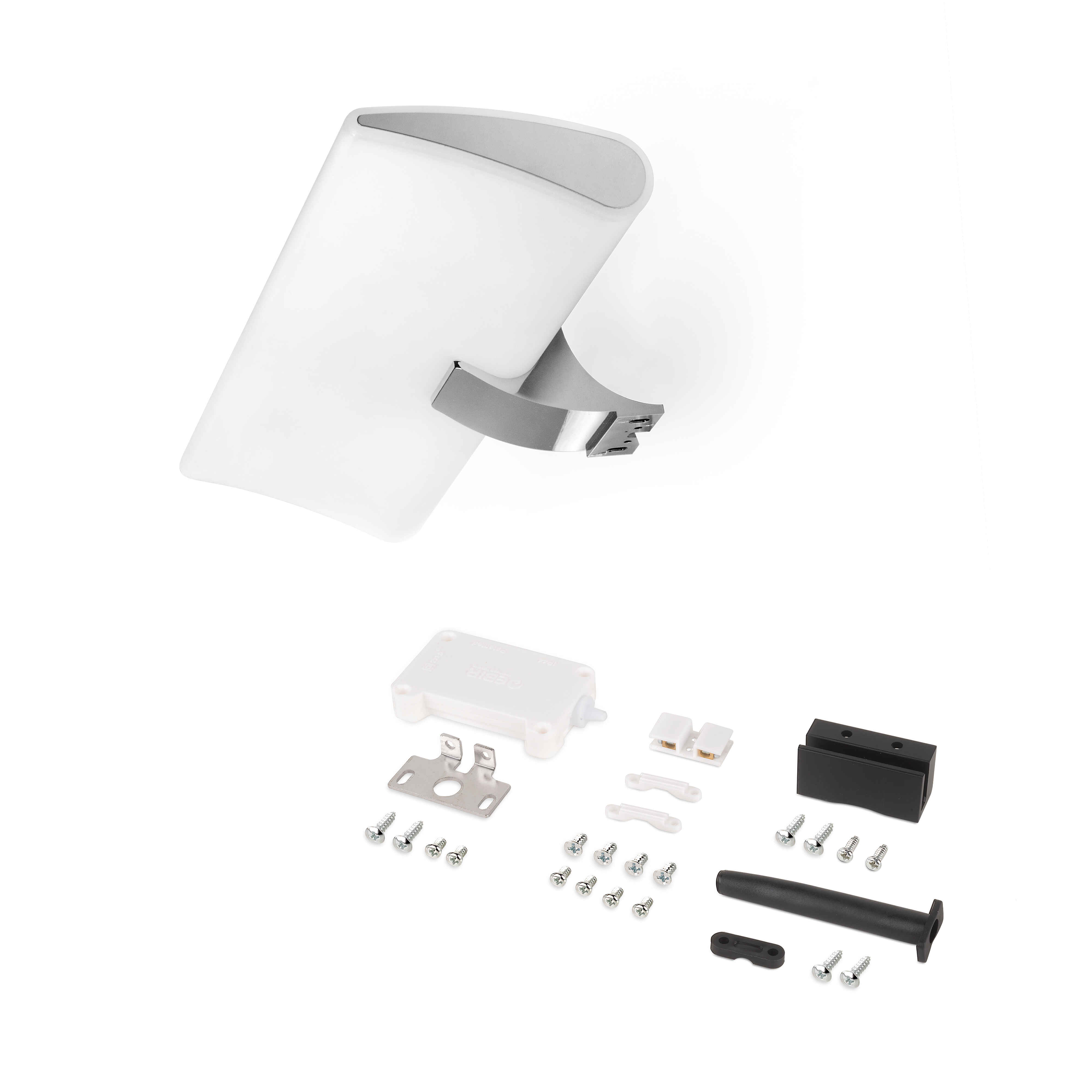 Foco LED para espejo de baño Aries (AC 230V 50Hz), 7 W, Cromado, Plástico y Aluminio