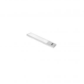 Aplique LED recargable por USB Kaus con sensor táctil de proximidad, L 240 mm, Anodizado mate, Plástico y Aluminio