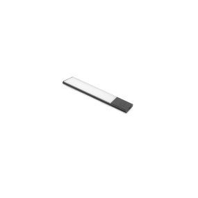 Aplique LED recargable por USB Kaus Black con sensor táctil de proximidad, L240mmPlástico y Aluminio, Pintado negro