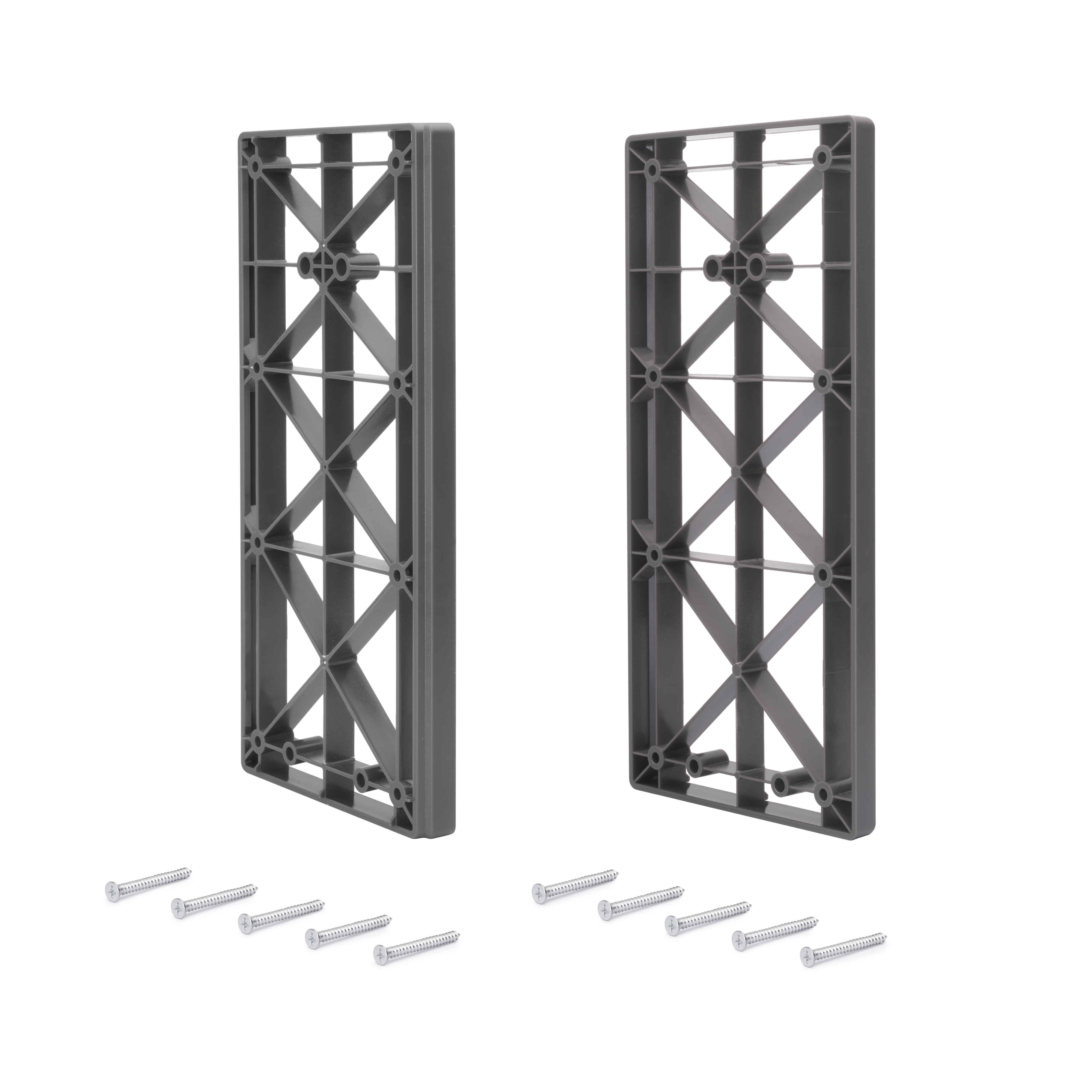 Suplemento lateral para colgador abatible para armario Sway, Plástico, Titanio
