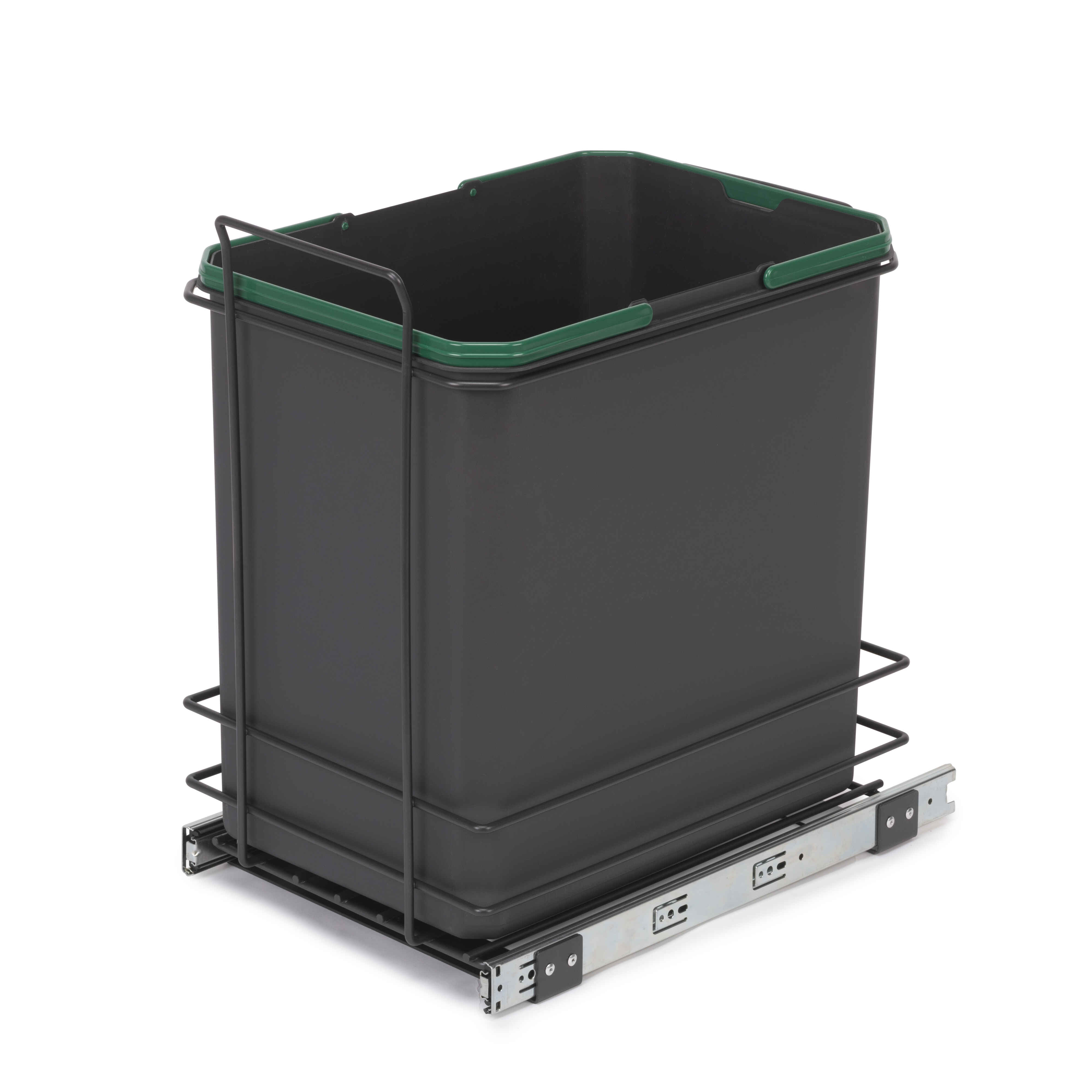 Contenedor de reciclaje Recycle de 35 L para cocina, fijación inferior y extracción manual, 1 un
