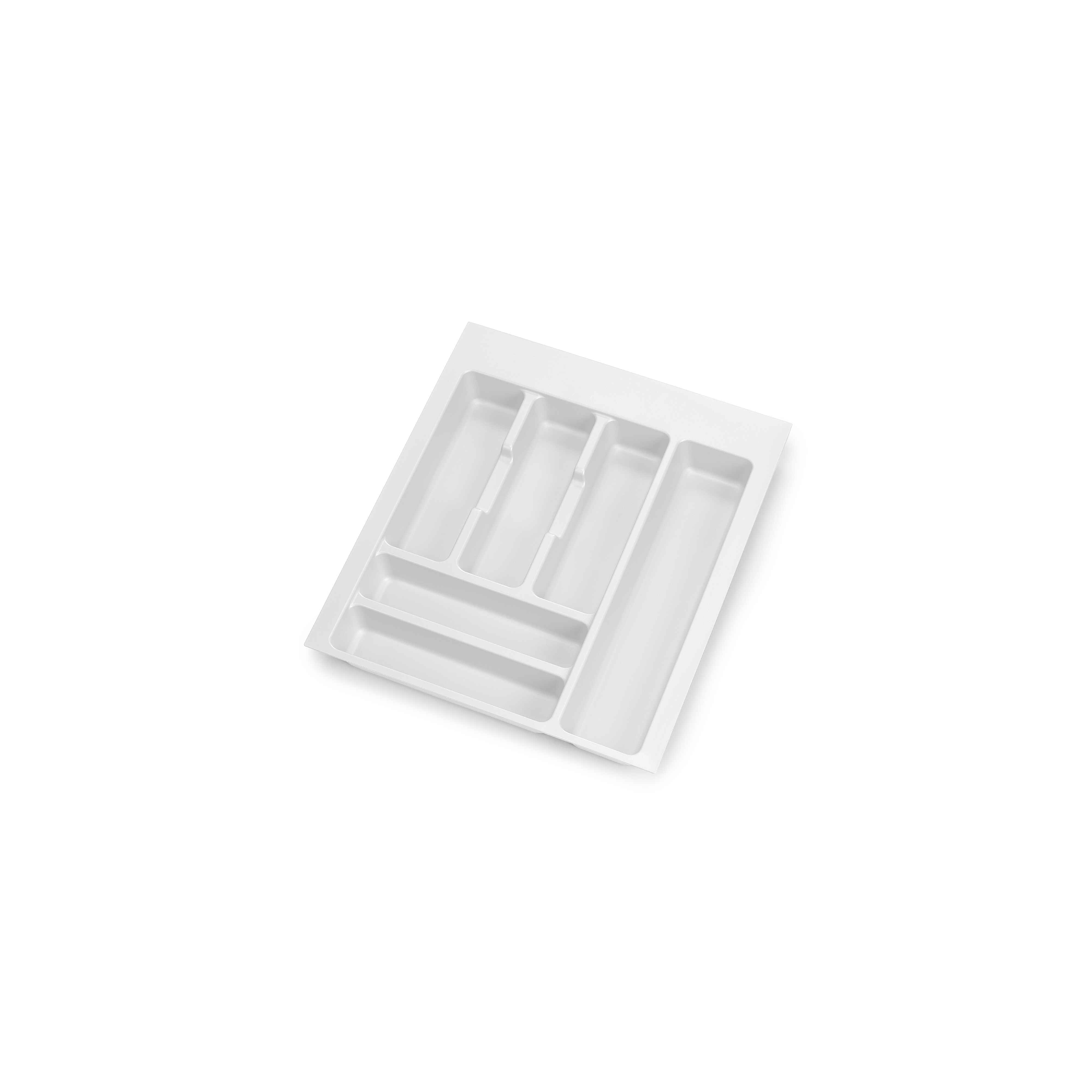 Cubertero Optima Vertex/Concept 500mm (Tablero 16mm), 450, Plástico blanco, Plástico