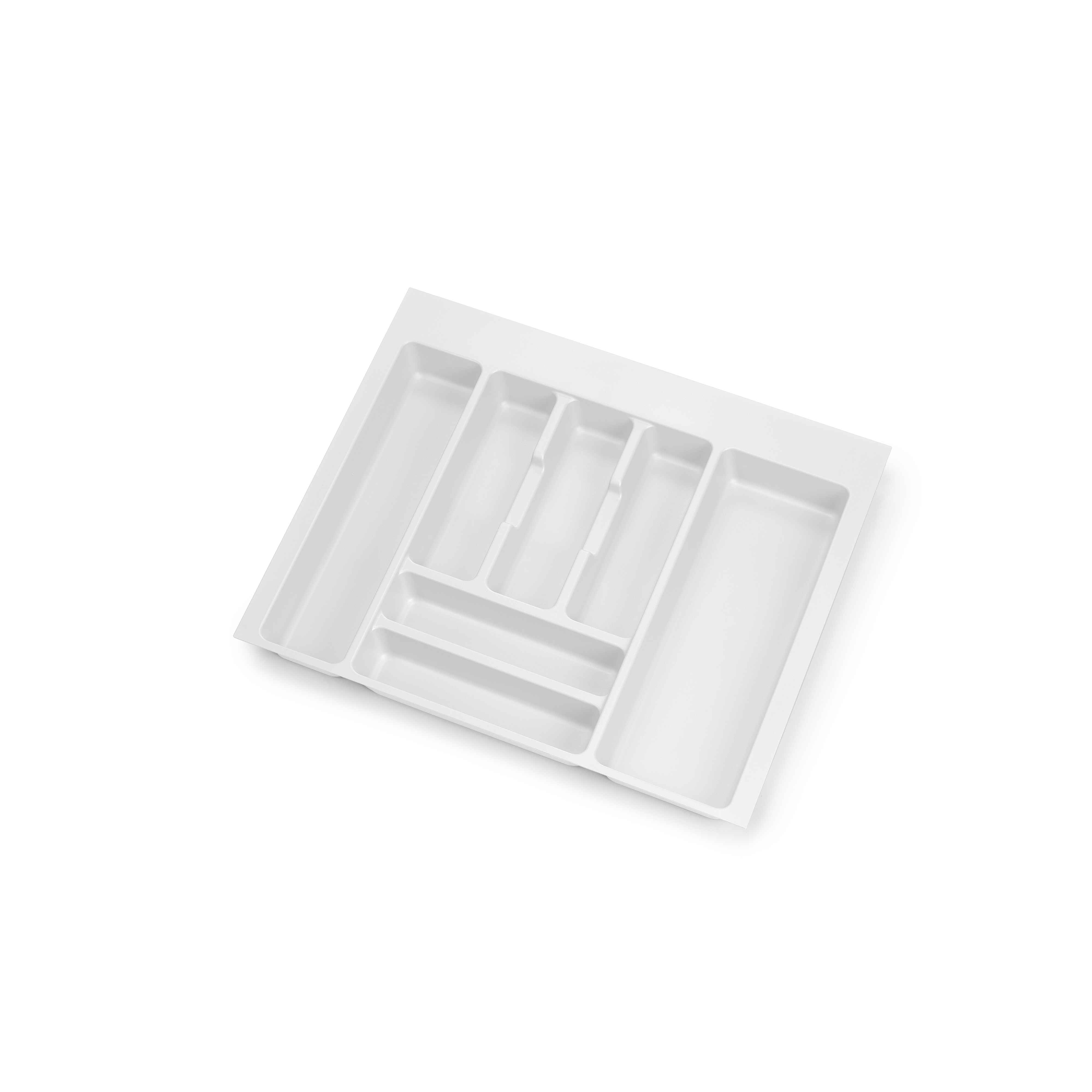 Cubertero Optima Vertex/Concept 500mm (Tablero 16mm), 600, Plástico blanco, Plástico