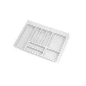 Cubertero Optima Vertex/Concept 500mm (Tablero 16mm), 700, Plástico blanco, Plástico