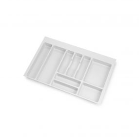 Cubertero Optima Vertex/Concept 500mm (Tablero 16mm), 800, Plástico blanco, Plástico