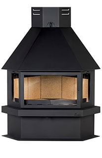 Chimenea de Leña de Rincón CM 300 R (Lacunza)
