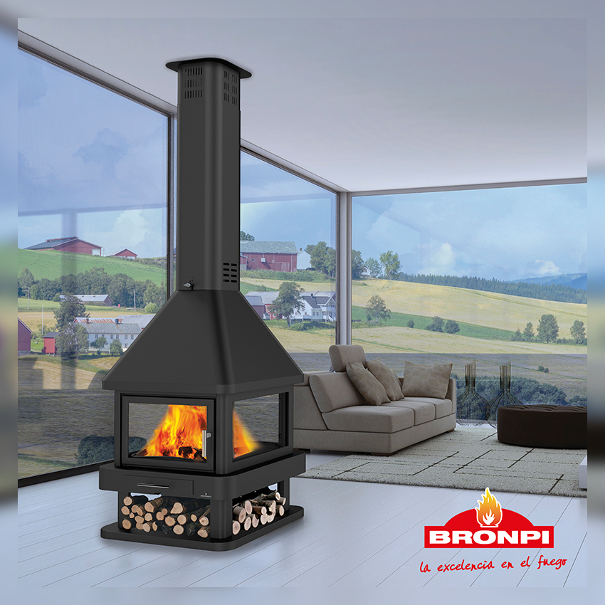 Estufa de Leña Chimenea Huelva (Bronpi)