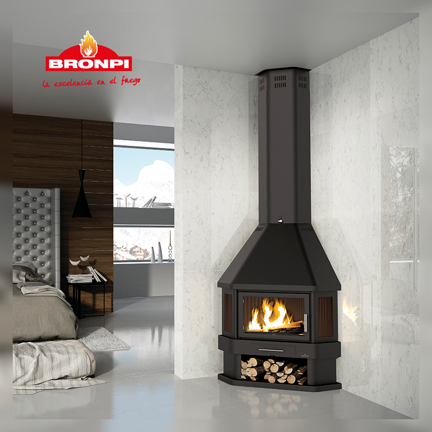 Estufa de Leña Chimenea Lorca (Bronpi)