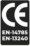 CE/EN-14785/EN-13240