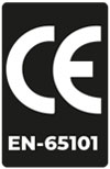 CE: marcado europeo que acredita que el producto cumple con los requisitos legales y técnicos. UNE-EN-16510-1: Norma Europea para aparatos independientes que utilizan combustibles sólidos. CE/EN-14785